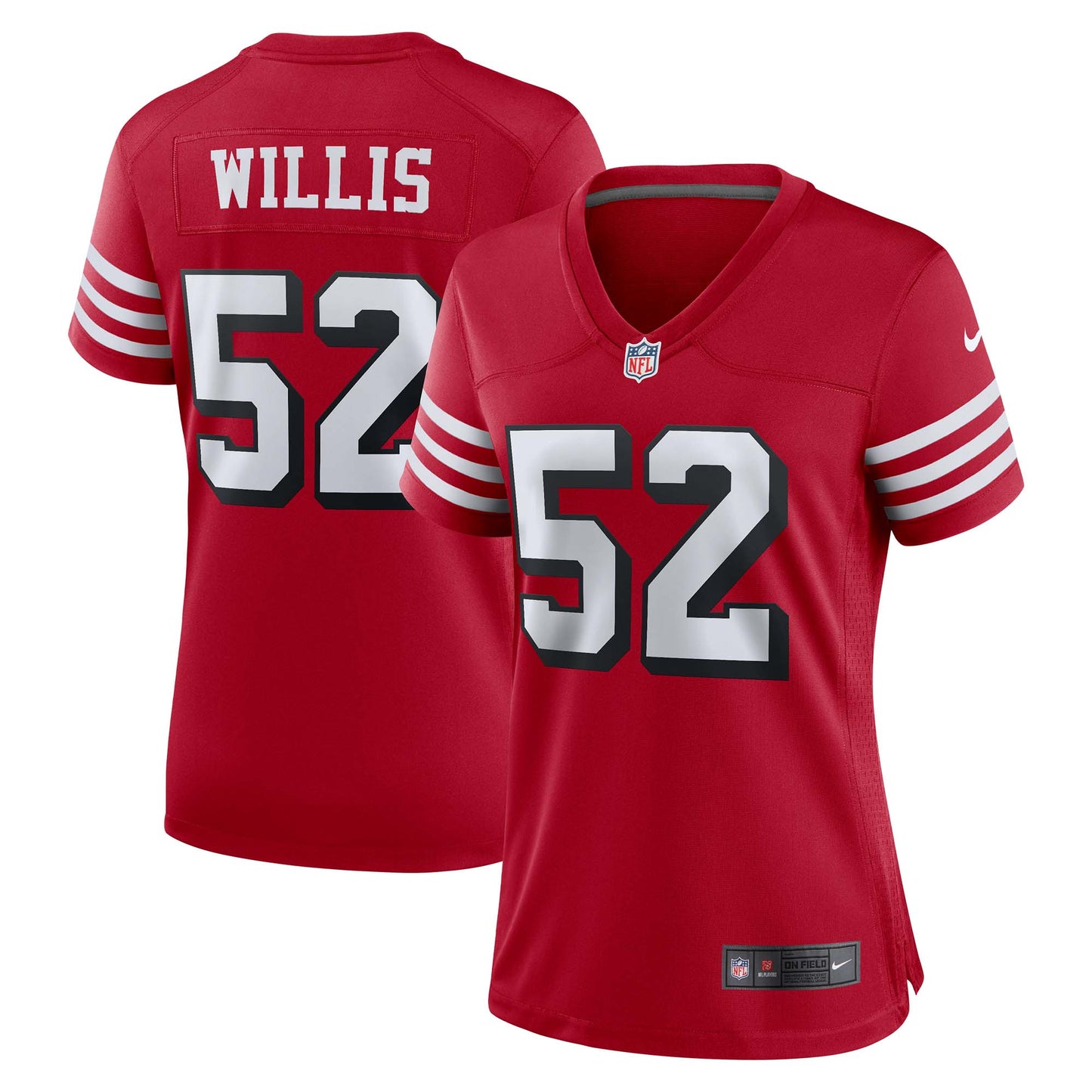 Women's Nike Patrick Willis Scarlet San Francisco 49ers Alternate Game Jersey