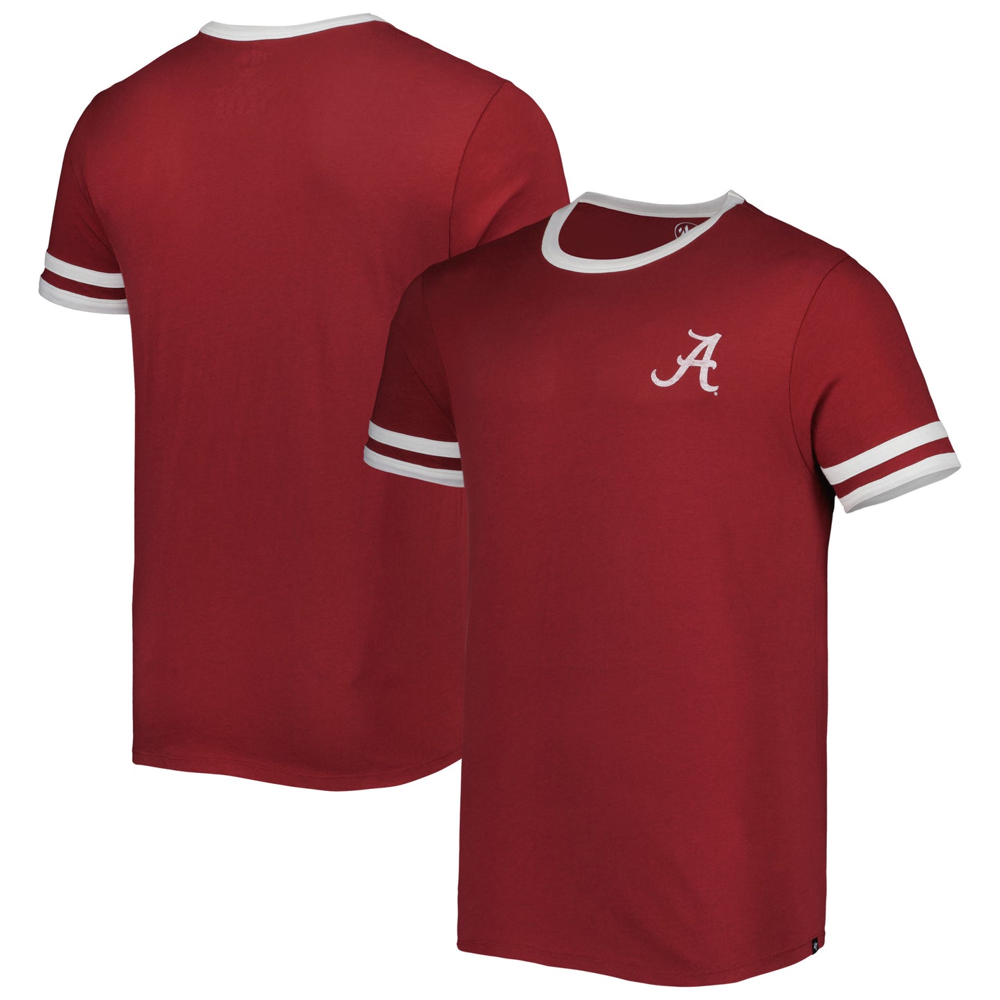 Men's '47 Crimson Alabama Crimson Tide Otis Ringer T-Shirt