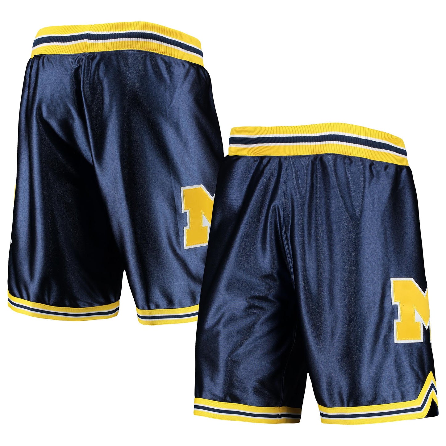 Men's Mitchell & Ness Chris Webber Navy Michigan Wolverines 1991 Authentic Shorts