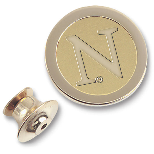 Gold Northwestern Wildcats Logo Lapel Pin