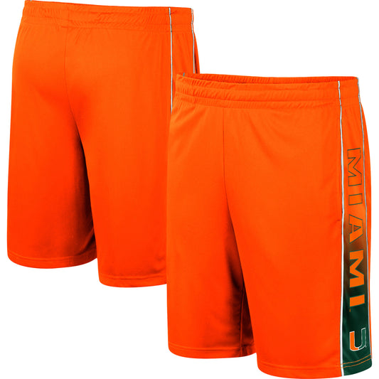 Men's Colosseum Orange Miami Hurricanes Lazarus Shorts