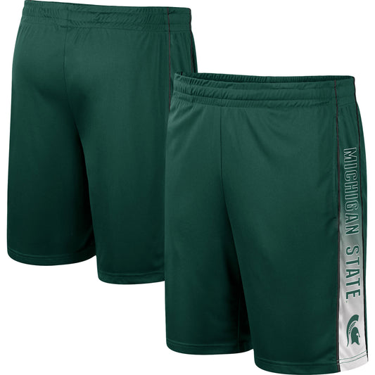 Men's Colosseum Green Michigan State Spartans Lazarus Shorts