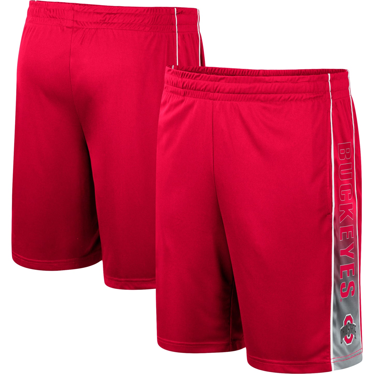 Men's Colosseum Scarlet Ohio State Buckeyes Lazarus Shorts