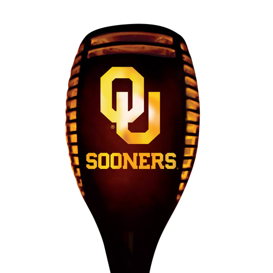 Oklahoma Sooners LED Solar Torch