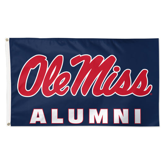 WinCraft Ole Miss Rebels 3' x 5' Single-Sided Deluxe Alumni School Supporter Flag