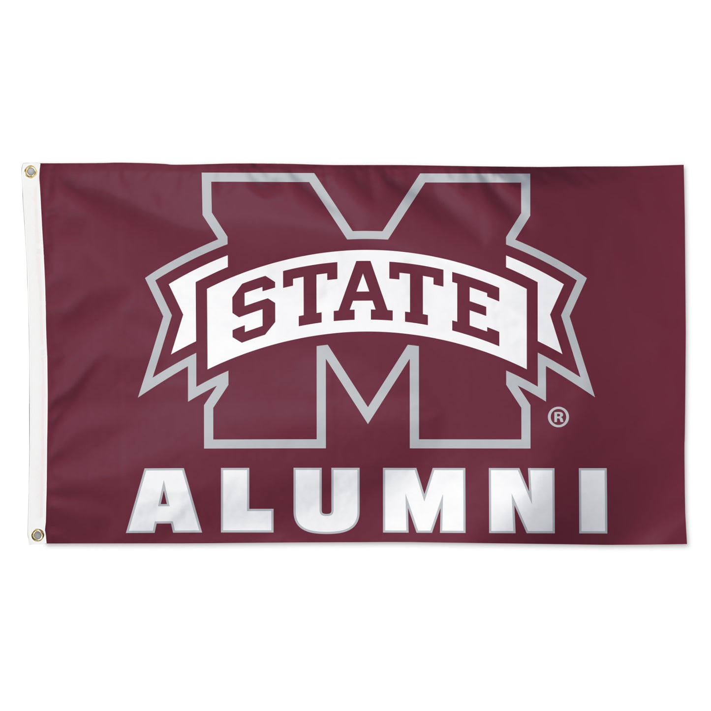 WinCraft Mississippi State Bulldogs 3' x 5' Single-Sided Deluxe Alumni School Supporter Flag