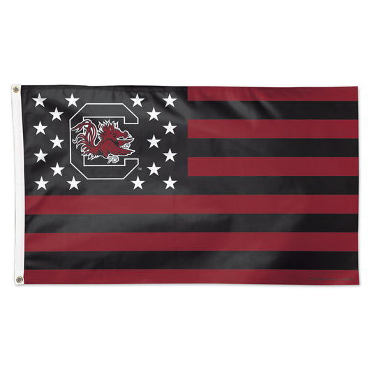 WinCraft South Carolina Gamecocks 3' x 5' Single-Sided Deluxe Patriotic Stars & Stripes Flag