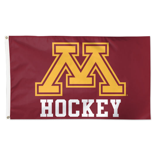 WinCraft Minnesota Golden Gophers 3' x 5' Hockey Deluxe Single-Sided Flag