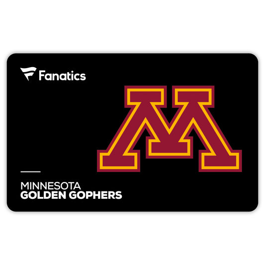 Minnesota Golden Gophers Fanatics eGift Card ($10 - $500)