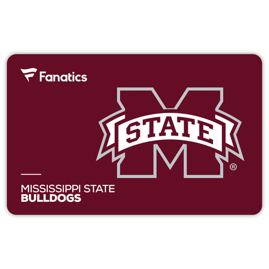 Mississippi State Bulldogs Fanatics eGift Card ($10 - $500)