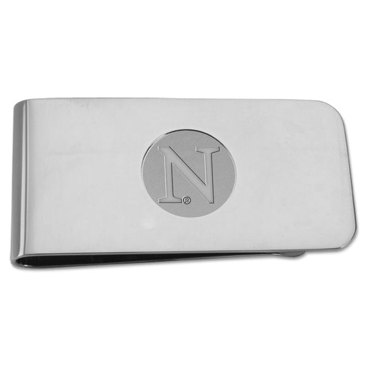 Silver Northwestern Wildcats Money Clip