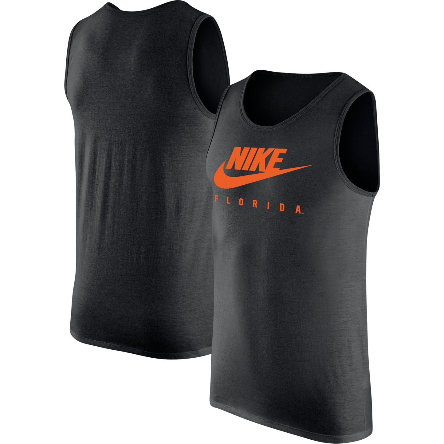 Men's Nike Black Florida Gators Futura Performance Scoop Neck Tank Top