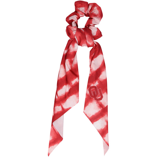 Women's ZooZatz Oklahoma Sooners Tie-Dye Scrunchie Scarf