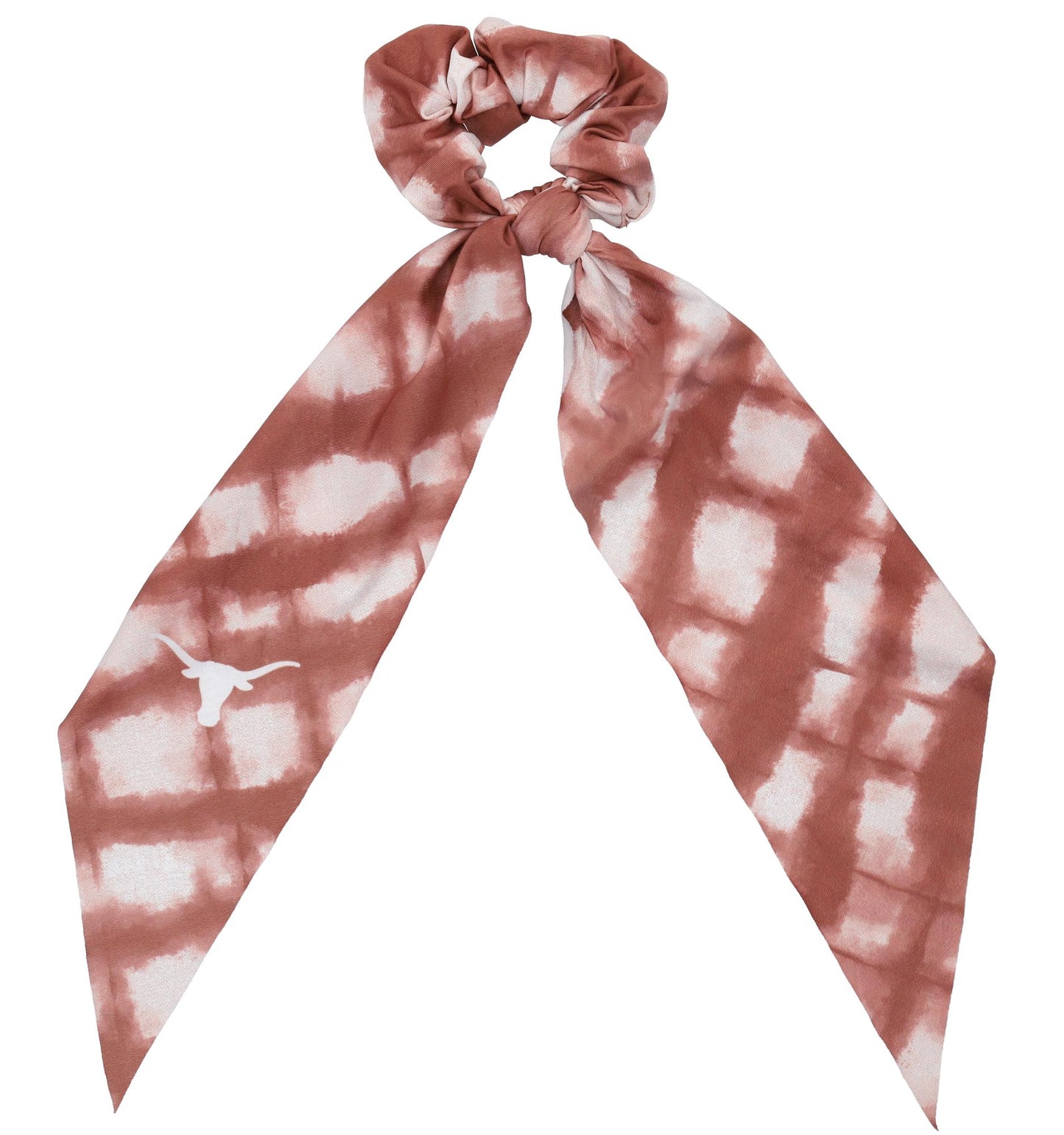 Women's ZooZatz Texas Longhorns Tie-Dye Scrunchie Scarf