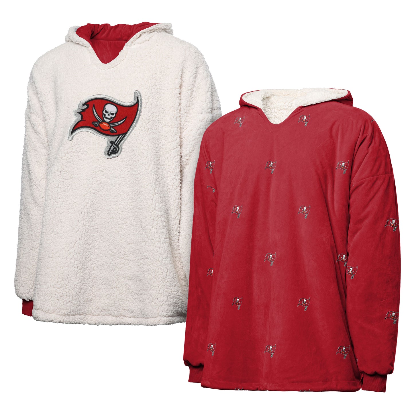 FOCO Tampa Bay Buccaneers Repeat Print Reversible Hoodeez