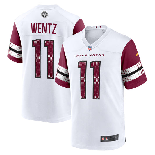 Men's Nike Carson Wentz White Washington Commanders Game Jersey