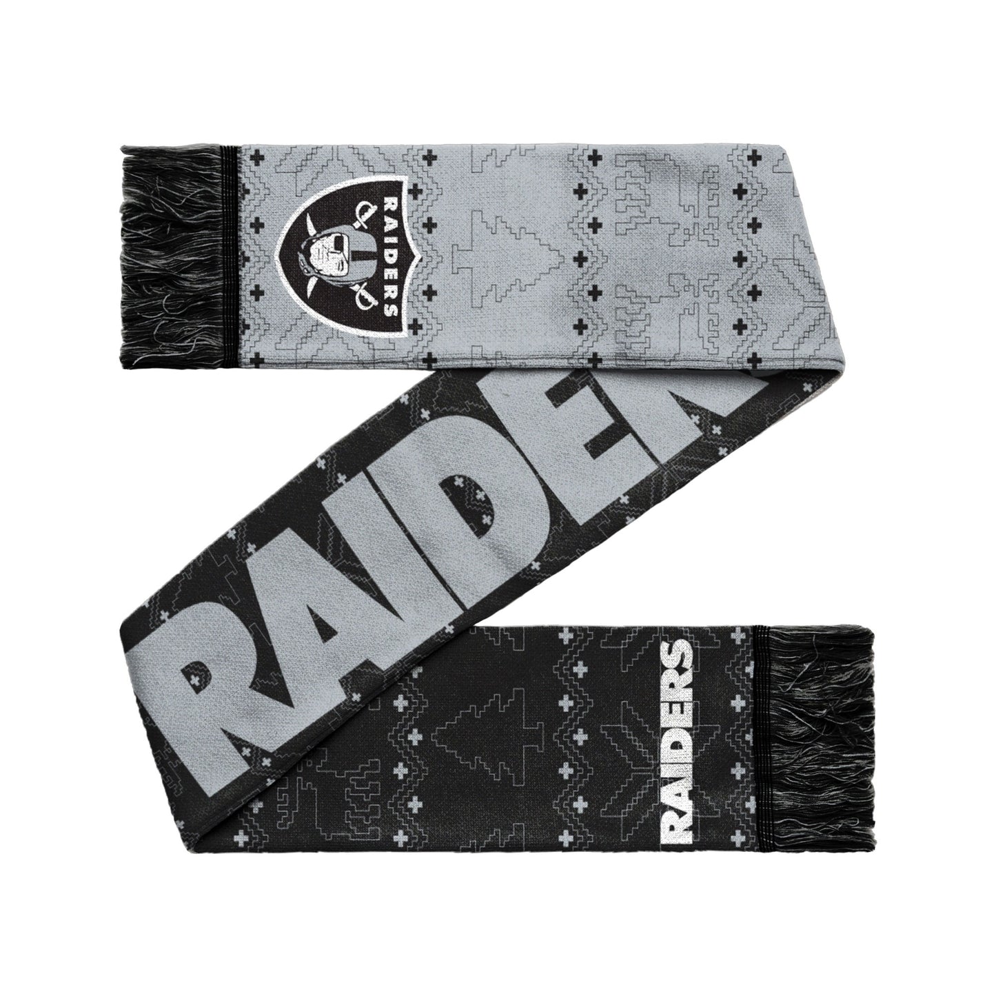 FOCO Las Vegas Raiders Reversible Logo Ugly Scarf