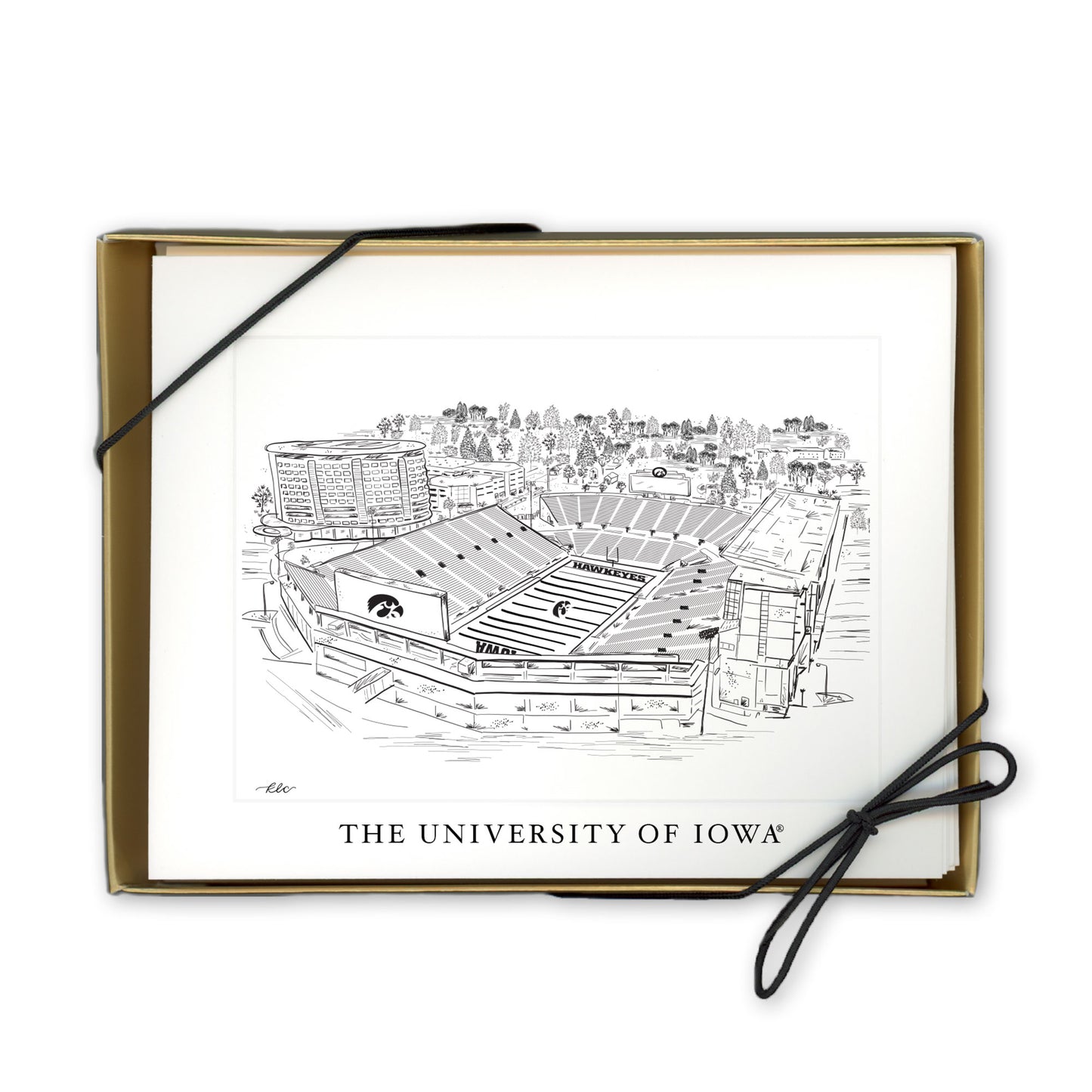 Iowa Hawkeyes 10-Pack Kinnick Stadium Note Card Set