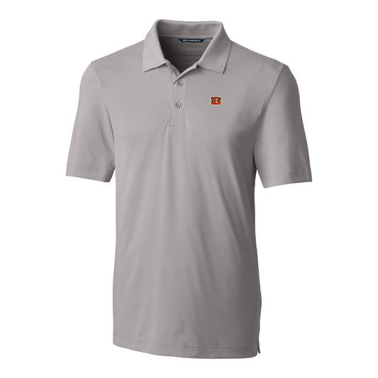 Men's Cutter & Buck Gray Cincinnati Bengals Big & Tall Forge Stretch Polo