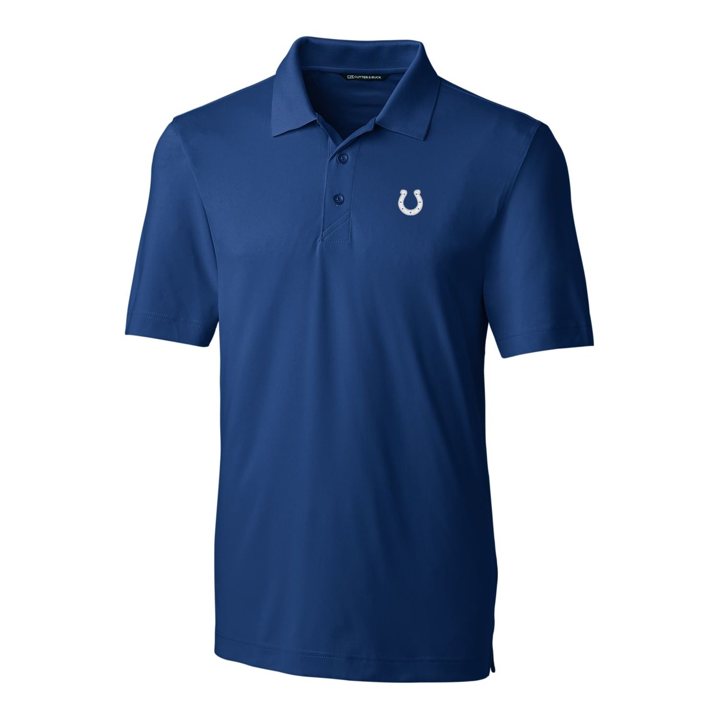 Men's Cutter & Buck Royal Indianapolis Colts Big & Tall Forge Stretch Polo