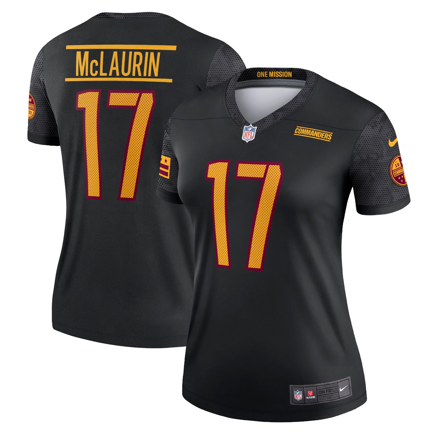 Women's Nike Terry McLaurin Black Washington Commanders Alternate Legend Jersey