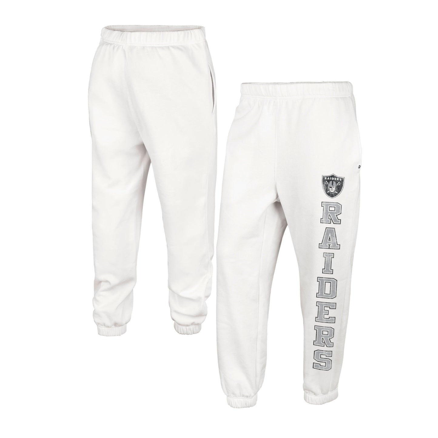 Women's '47 Oatmeal Las Vegas Raiders Harper Joggers