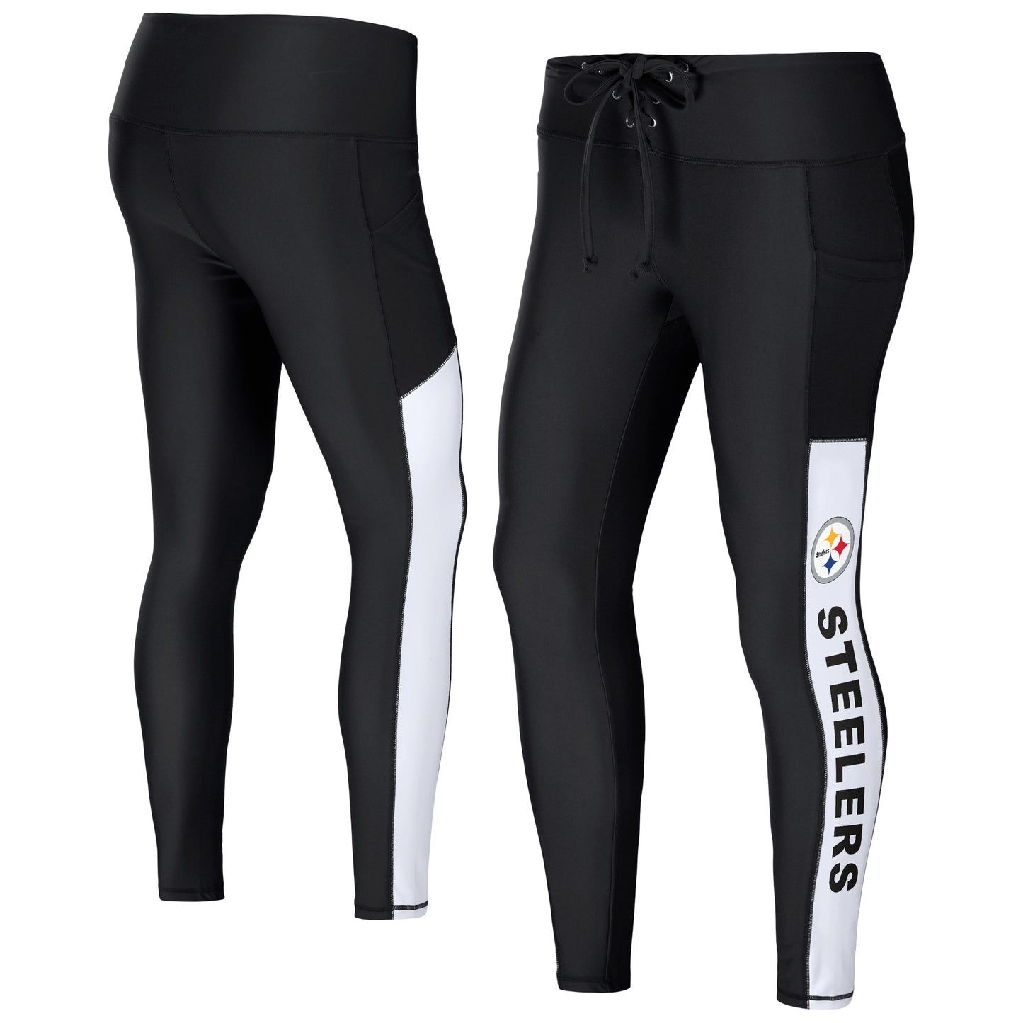 Women's WEAR by Erin Andrews Black Pittsburgh Steelers Leggings