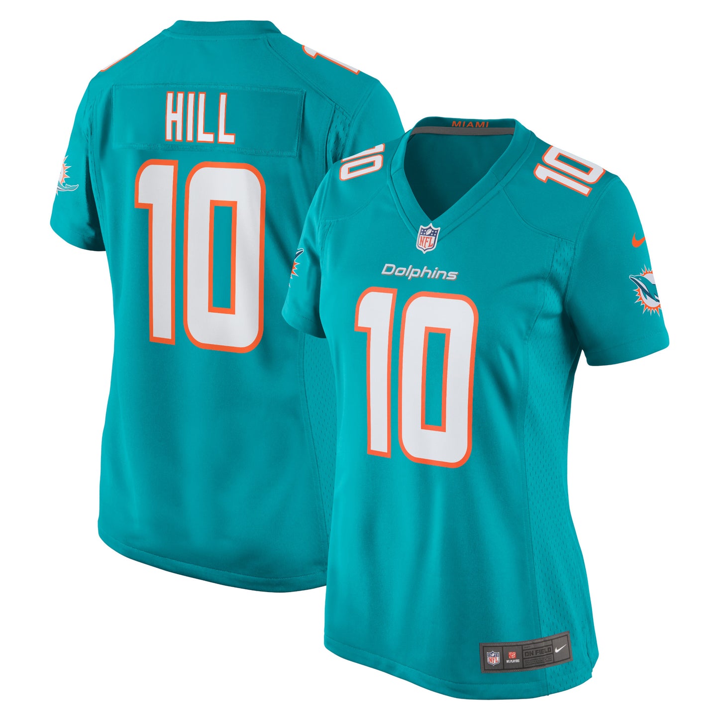 Women's Nike Tyreek Hill Aqua Miami Dolphins Player Jersey