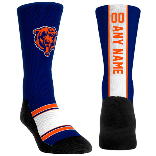 Youth Rock Em Socks Chicago Bears Custom Jersey Crew Socks