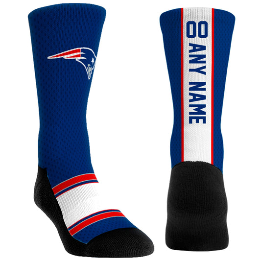 Unisex Rock Em Socks New England Patriots Custom Jersey Crew Socks