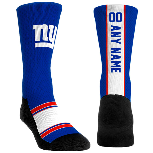 Unisex Rock Em Socks New York Giants Custom Jersey Crew Socks