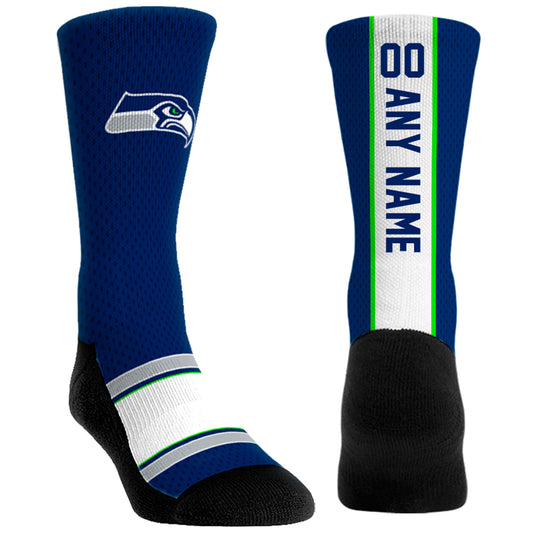 Unisex Rock Em Socks Seattle Seahawks Custom Jersey Crew Socks