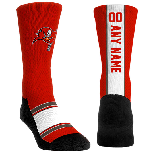 Unisex Rock Em Socks Tampa Bay Buccaneers Custom Jersey Crew Socks