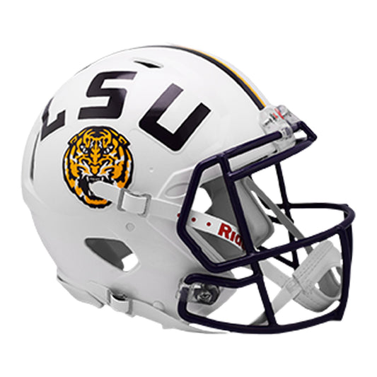 Riddell LSU Tigers White Speed Authentic Helmet