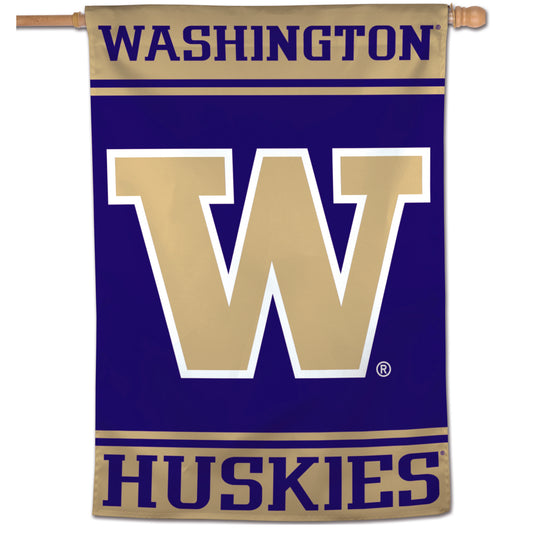 WinCraft Washington Huskies 28" x 40" Team Single-Sided Vertical Banner
