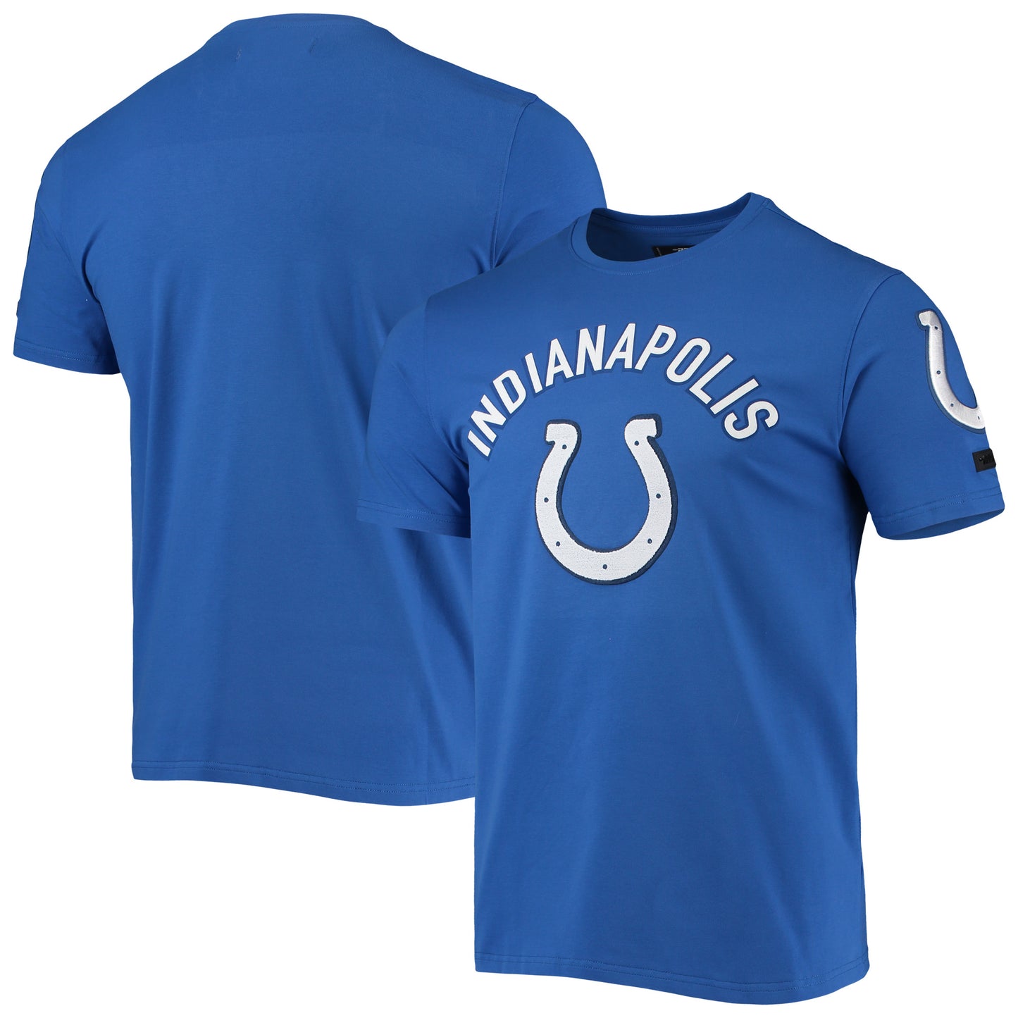 Men's Pro Standard Royal Indianapolis Colts Team Classic Bristle Slim-Fit T-Shirt