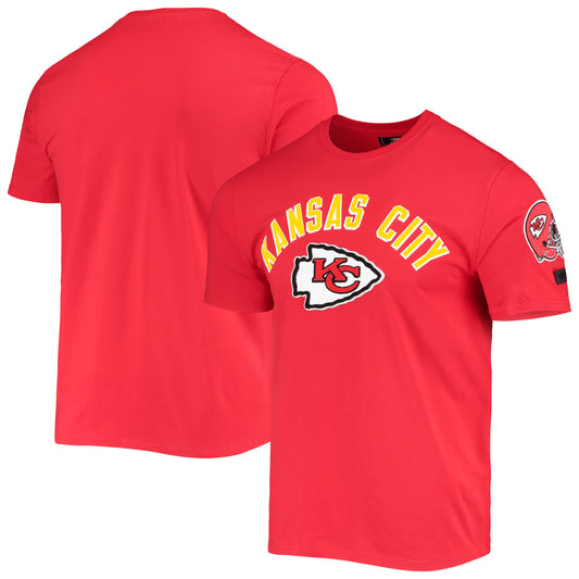 Men's Pro Standard Red Kansas City Chiefs Team Classic Bristle Slim-Fit T-Shirt