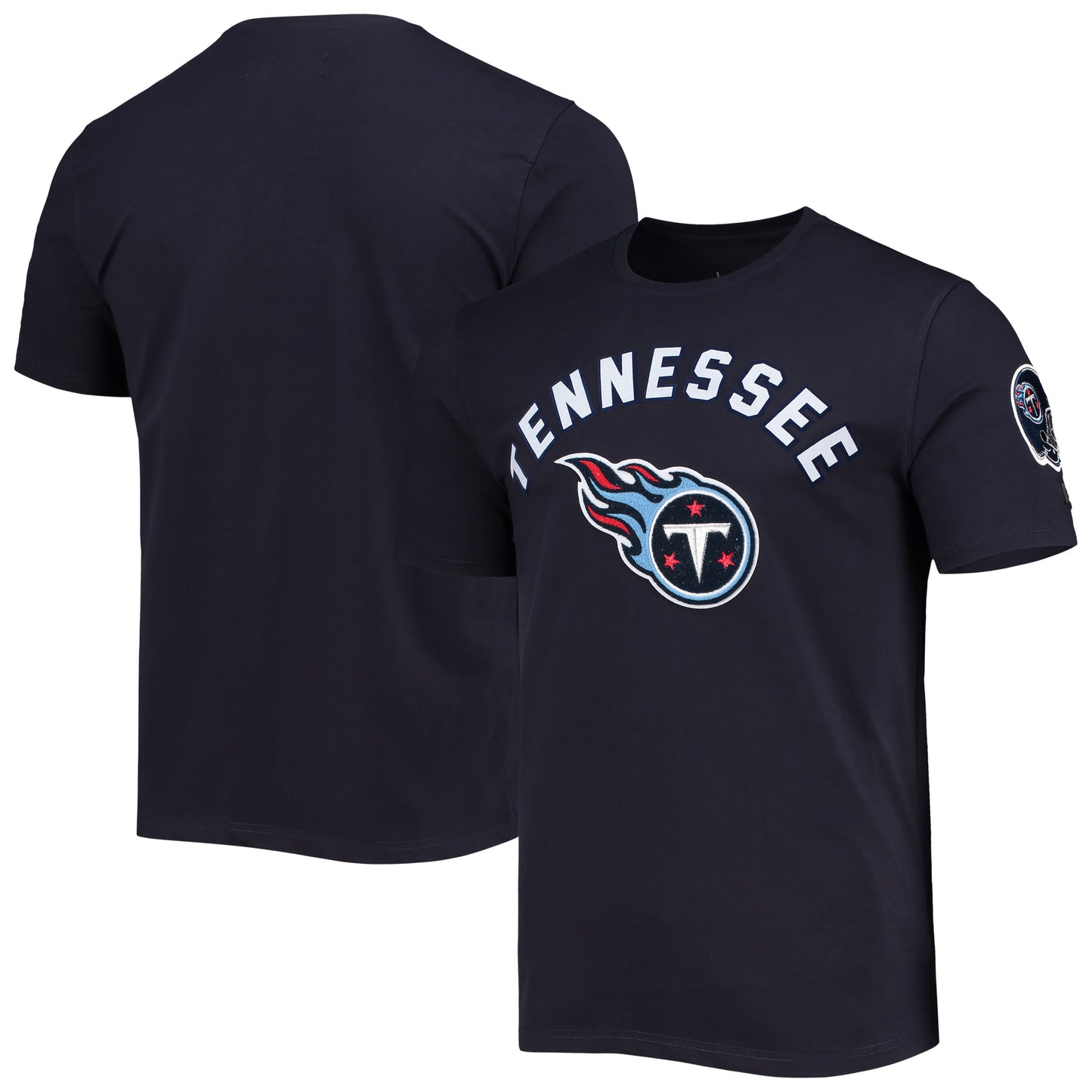 Men's Pro Standard Navy Tennessee Titans Team Classic Bristle Slim-Fit T-Shirt