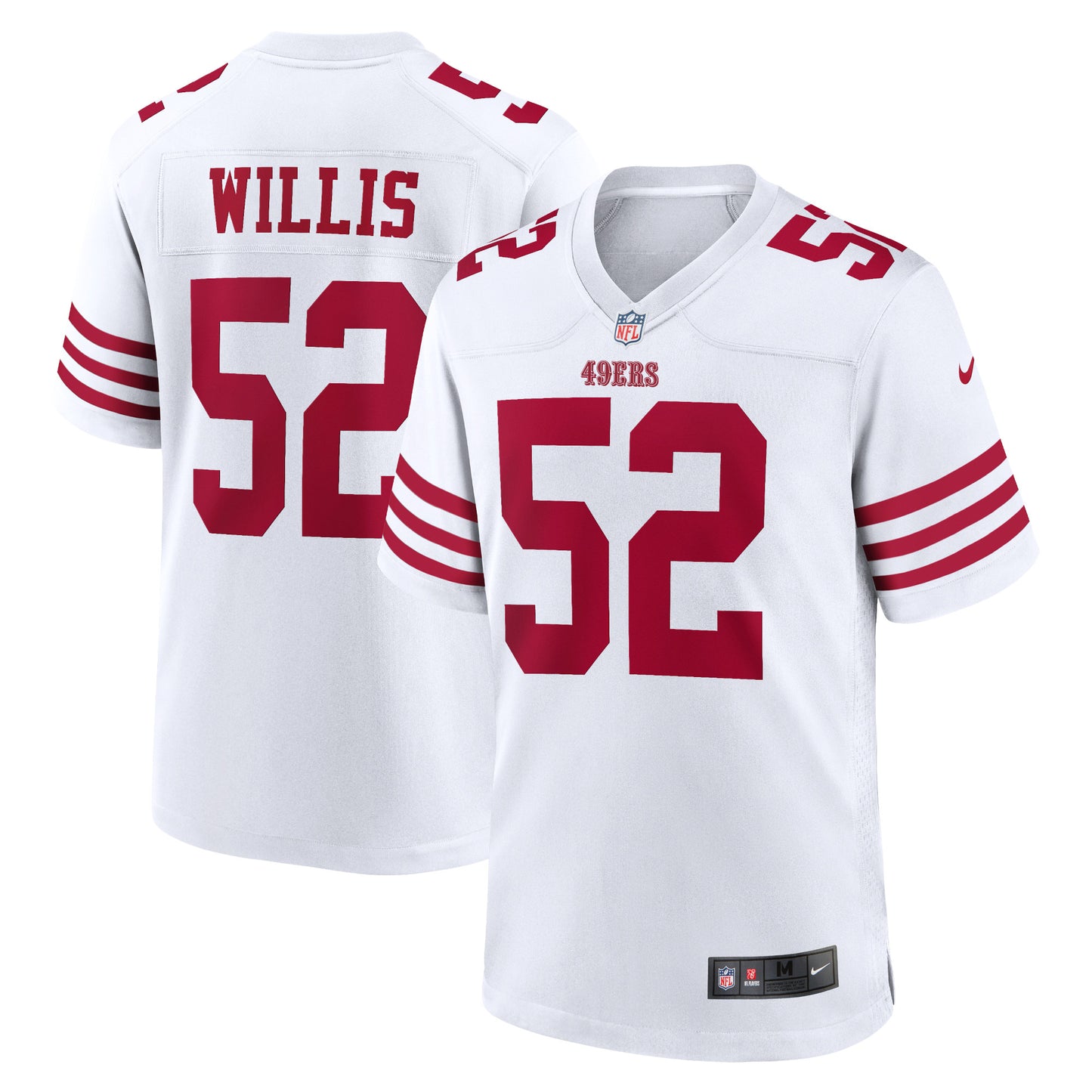 Men's Nike Patrick Willis White San Francisco 49ers Retired Player Game Jersey