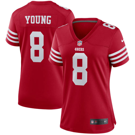 Women's Nike Steve Young Scarlet San Francisco 49ers Retired Player Game Jersey