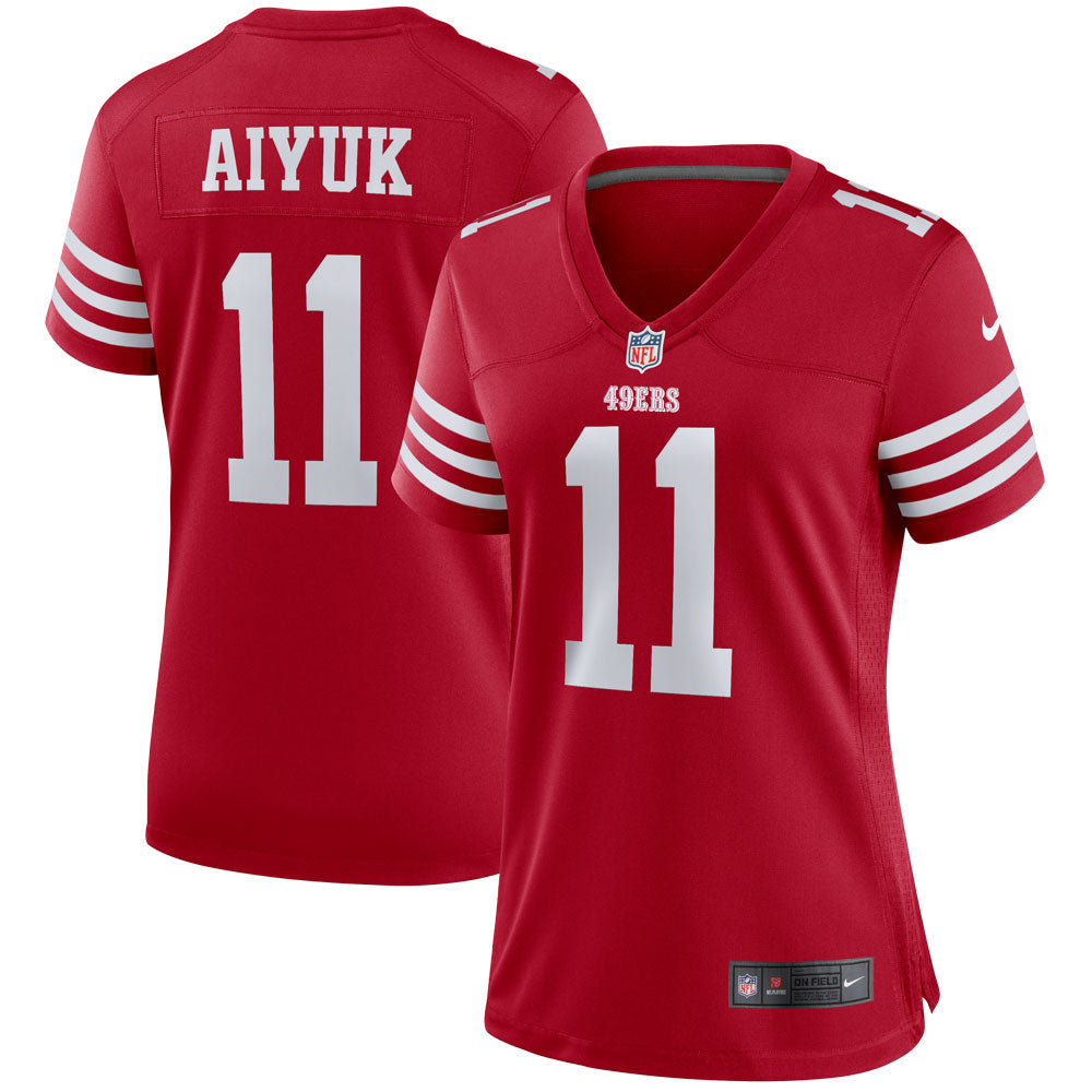 Women's Nike Brandon Aiyuk Scarlet San Francisco 49ers Player Jersey