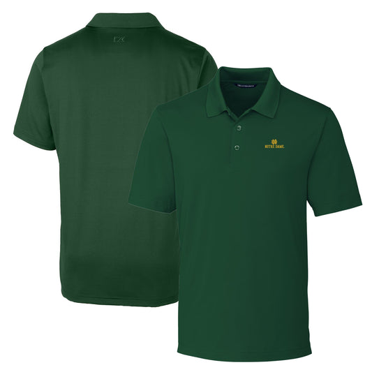 Men's Cutter & Buck Green Notre Dame Fighting Irish Big & Tall Forge Stretch Polo