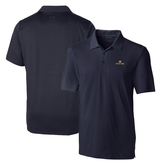 Men's Cutter & Buck Navy Notre Dame Fighting Irish Big & Tall Forge Stretch Polo