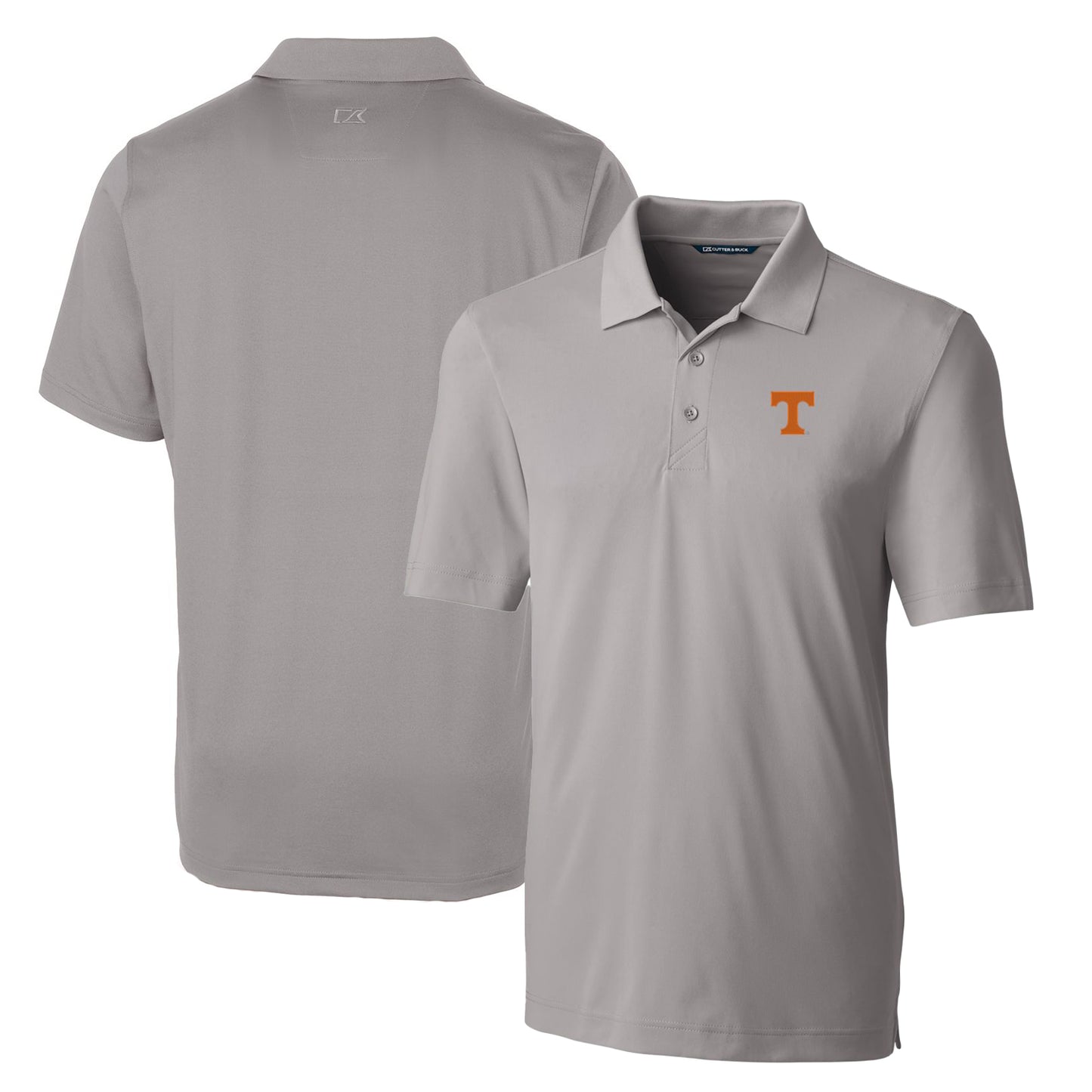 Men's Cutter & Buck Gray Tennessee Volunteers Big & Tall Forge Stretch Polo