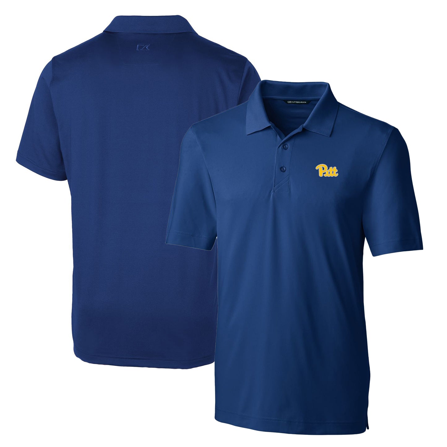 Men's Cutter & Buck Royal Pitt Panthers Big & Tall Forge Stretch Polo
