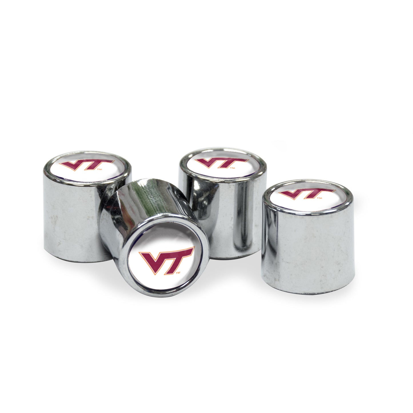 WinCraft Virginia Tech Hokies Mini Team Logo Valve Stem Covers