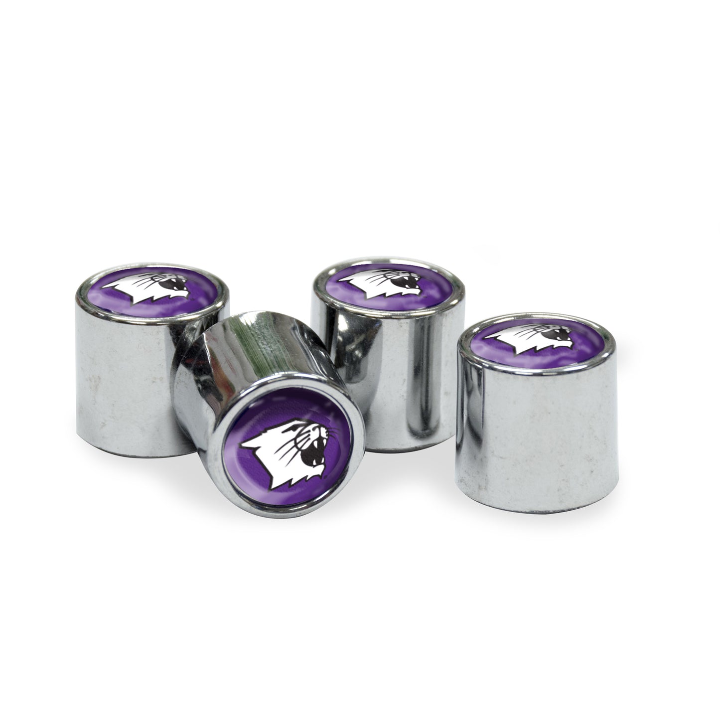 WinCraft Northwestern Wildcats Mini Team Logo Valve Stem Covers