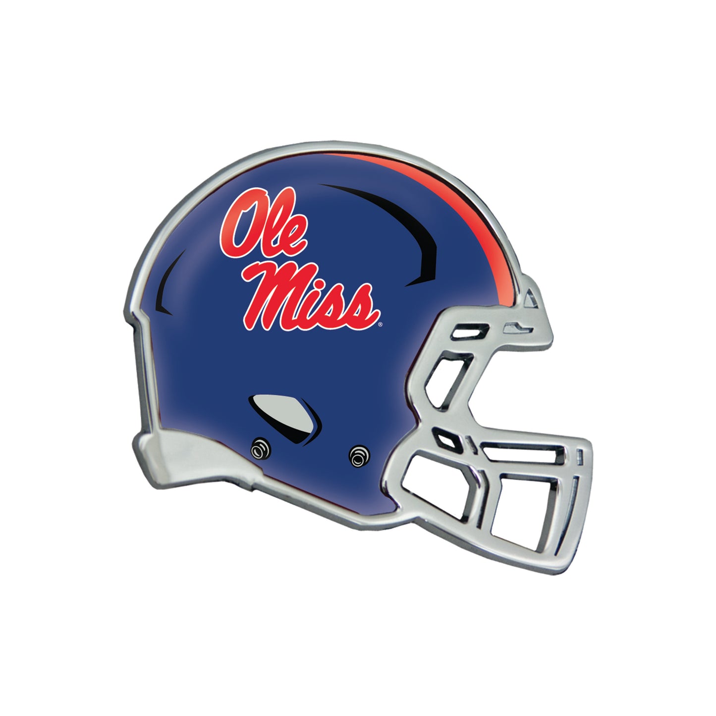 WinCraft Ole Miss Rebels Helmet Chrome Domed Car Emblem