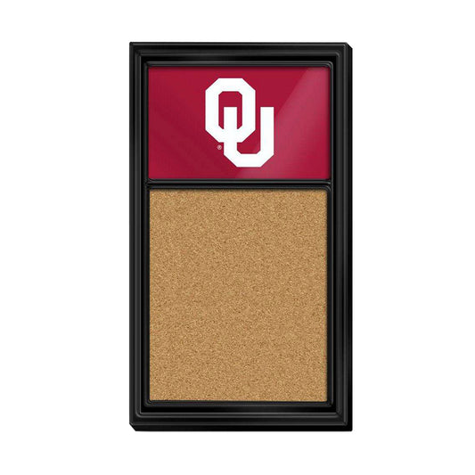 Oklahoma Sooners 31'' x 17.5'' Cork Note Board