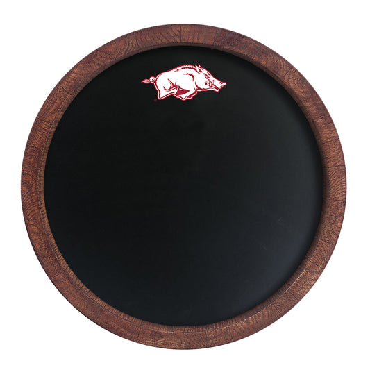 Arkansas Razorbacks 20.25'' Round Chalkboard Faux Barrel Top Sign